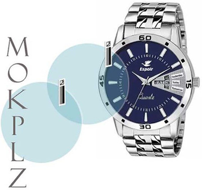 MOKPLZ Screen Guard for ESPOIR STAINLESS STEEL ANALOG SAM0507 WATCH(Pack of 2)
