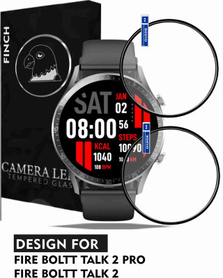 FINCH Screen Guard for FIRE BOLTT TALK 2 PRO SMART WATCH(Pack of 2)