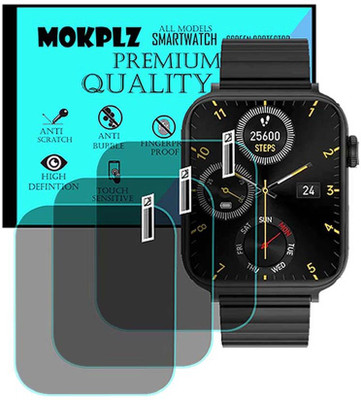MOKPLZ Screen Guard for FIRE BOLTT VISIONARY ULTRA SMARTWATCH(Pack of 3)
