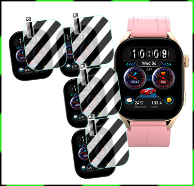 EZGER Screen Guard for Fire Boltt Emperor Smartwatch(Pack of 4)