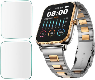 CUBES Screen Guard for Fire-Boltt Jewel 1.85 Inch Smart Watch, | Soft and Flexible | Touch Sensitive | Unbreakable | Ultra Thin High Grade TPU Film ( Not a Tempered Glass )(Pack of 2)