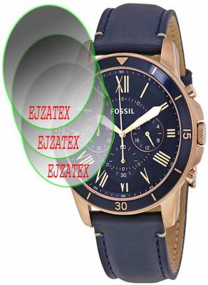 EJZATEX Screen Guard for FOSSIL FS5268I GRANT SPOR ANALOG WATCH(Pack of 3)