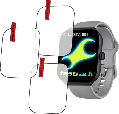 EJZATI Edge To Edge Screen Guard for FASTRACK REVOLTT FS1 MAX SMARTWATCH(Pack of 3)