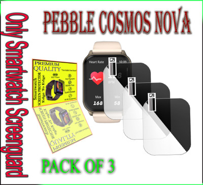 daffin Screen Guard for Pebble Cosmos Nova(Pack of 3)