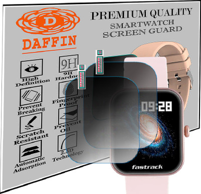 daffin Screen Guard for Fastrack Reflex Hello|BT Calling SMARTWATCH SCREENGUARD(Pack of 2)