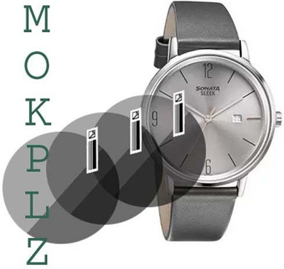 MOKPLZ Screen Guard for SONATA SLEEK ANALOG GREY DIAL(Pack of 3)