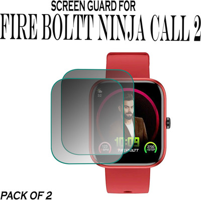 hirdesh Screen Guard for Fire-Boltt Ninja Call 2(Pack of 2)