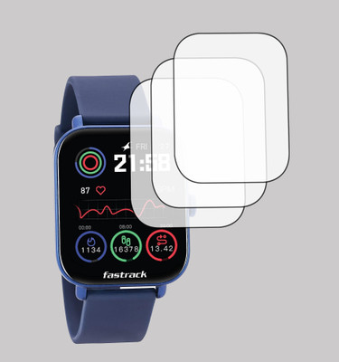 ejzatex Screen Guard for FASTRACK REFLEX VOX 2 SMARTWATCH, SCREEN GUARD(Pack of 3)