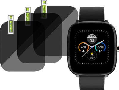 EJZATI Screen Guard for Noise ColorFit Qube SpO2 Smartwatch(Pack of 3)