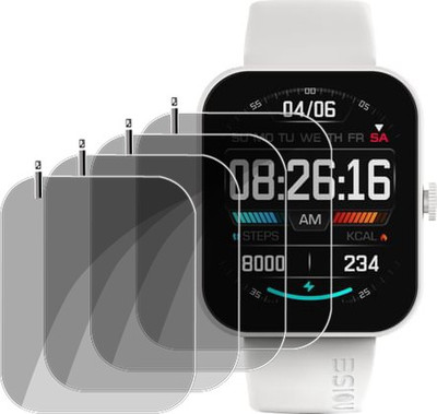 XAZE Screen Guard for Noise ColorFit Caliber 2 Buzz Smartwatch(Pack of 4)