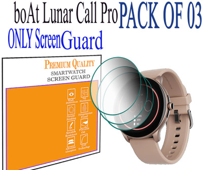daffin Screen Guard for boAt Lunar Call Pro(Pack of 3)