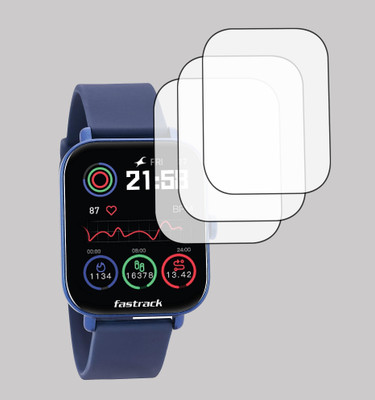 ejzatex Screen Guard for FASTRACK REFLEX VOX 2 SMARTWATCH, SCREEN GUARD(Pack of 3)