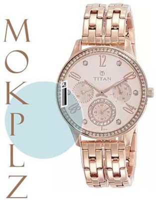 MOKPLZ Screen Guard for TITAN ANALOG ROSE GOLD DIAL WOMEN WATCH(Pack of 1)