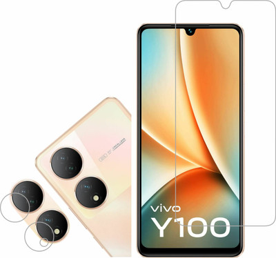Vatsin Screen Guard for ViVO Y100A, ViVO Y100A with Rear Camera Lens Guard(Pack of 2)