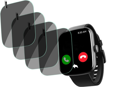 XAZE Screen Guard for boAt Wave Lynk Voice Smartwatch(Pack of 4)