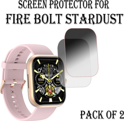 EJZATI Screen Guard for FIRE BOLTT STARDUST SMARTWATCH(Pack of 2)