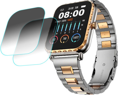 TWUAOP Screen Guard for FIRE BOLTT JEWEL SMARTWATCH(Pack of 2)
