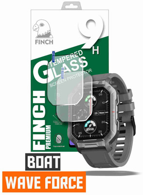 FINCH Screen Guard for BOAT WAVE FORCE SMART WATCH(Pack of 2)