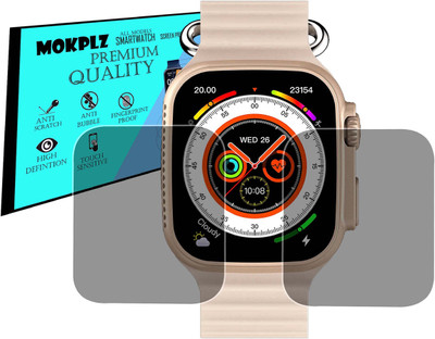 MOKPLZ Screen Guard for FIRE BOLTT WARRIOR SMARTWATCH(Pack of 2)