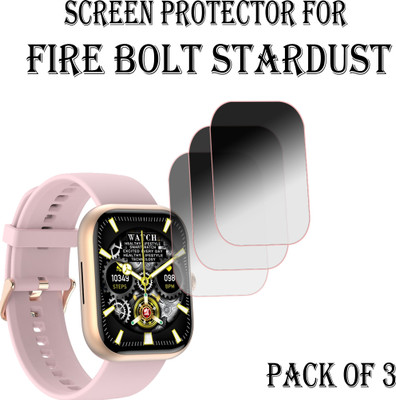 EJZATI Screen Guard for FIRE BOLTT STARDUST SMARTWATCH(Pack of 3)