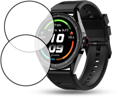 MOKPLZ Screen Guard for PEBBLE COSMOS VALOR SMARTWATCH(Pack of 2)