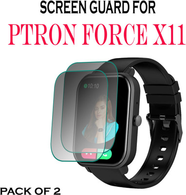 hirdesh Screen Guard for pTron Force X11(Pack of 2)