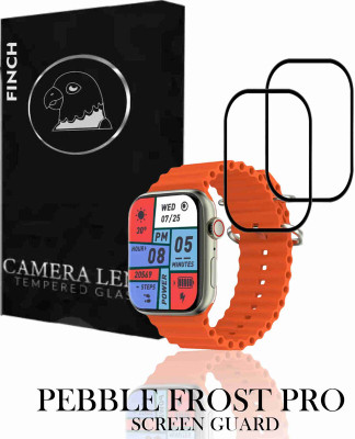 GLAMEECH Screen Guard for PEBBLE FROST PRO SMARTWATCH(Pack of 2)
