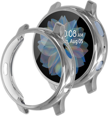 KAZUKI Screen Guard for Samsung Galaxy Watch 2 44mm Full Coverage TPU Electroplated Watch Protective Case (Grey)(Pack of 1)
