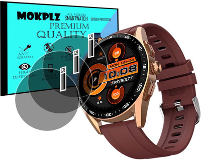 MOKPLZ Screen Guard for FIRE BOLTT INVINCIBLE PLUS SMARTWATCH(Pack of 3)