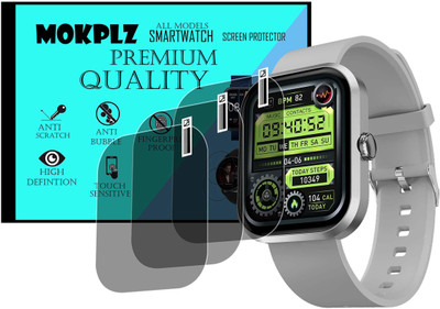 MOKPLZ Screen Guard for FIRE BOLTT PIONEER SMARTWATCH(Pack of 3)