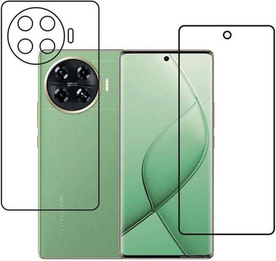 Guardor Screen Guard for Front and Back Screen Guard for Tecno Spark 20 Pro Plus with camera lens protector Full Screen Coverage (except edges) and Easy Installation Kit-TPU(Pack of 2)