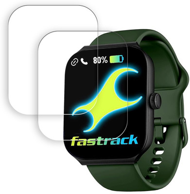 SOMTONE Screen Guard for Fastrack Revoltt FS1 Max 1.95 inch Screen Protector | Anti-Scratch | Edge to Edge Full Coverage | 9H Hardness | Screen Guard for Smartwatch(Pack of 2)