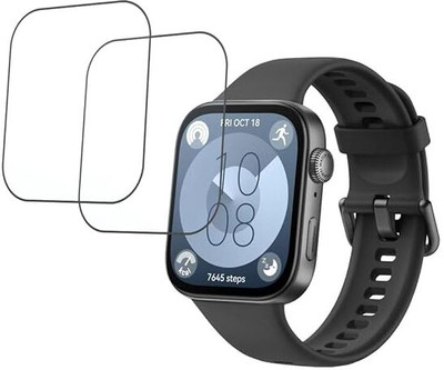 LIGHTWINGS Screen Guard for Screen Protector Compatible with HUAWEI WATCH FIT 3 (P-2)(Pack of 2)