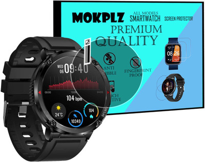 MOKPLZ Screen Guard for FIRE BOLTT SPHERE SMARTWATCH(Pack of 1)