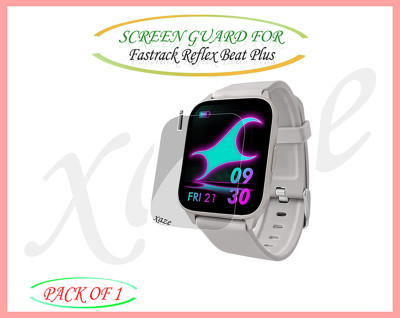 XAZE Screen Guard for Fastrack Reflex Beat Plus Smartwatch(Pack of 1)