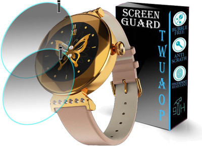 TWUAOP Screen Guard for FIRE BOLTT EMERALD SMARTWATCH(Pack of 2)