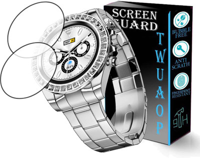 TWUAOP Screen Guard for FIRE BOLTT BLIZZARD ULTRA SMARTWATCH(Pack of 2)