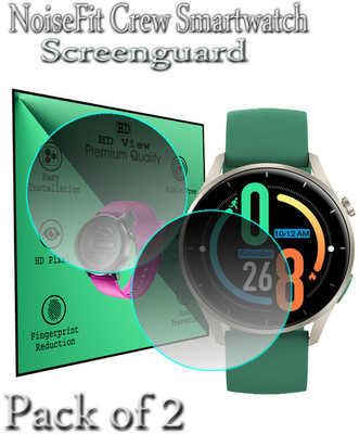 daffin Edge To Edge Screen Guard for NoiseFit Crew(Pack of 2)