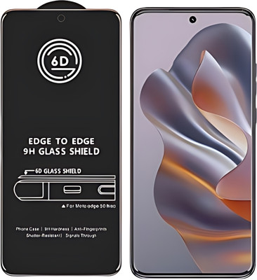 Monogamy Edge To Edge Tempered Glass for Motorola Moto Edge 50 Neo, 6D(Pack of 1)