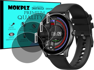 MOKPLZ Screen Guard for PEBBLE COSMOS BOLD SMARTWATCH(Pack of 3)