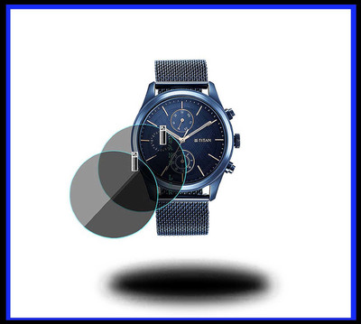 HANS LSR Screen Guard for TITAN ANALOG BLUE DIAL(Pack of 2)