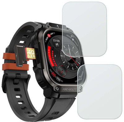 MOKPLZ Screen Guard for FIRE BOLTT CLICKK SMARTWATCH(Pack of 2)