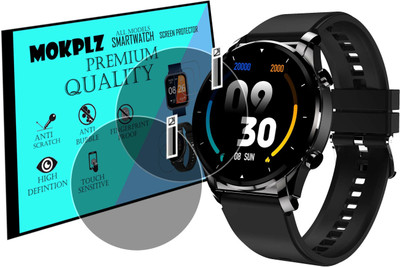 MOKPLZ Screen Guard for FIRE BOLTT THUNDER SMARTWATCH(Pack of 2)