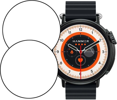 TWUAOP Screen Guard for HAMMER ACTIVE 3.0 SMARTWATCH(Pack of 2)