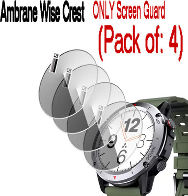 HIDEOUS Screen Guard for Ambrane Wise Crest(Pack of 4)