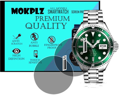 MOKPLZ Screen Guard for FIRE BOLTT QUANTUM SMARTWATCH(Pack of 2)