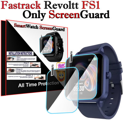 HIDEOUS Screen Guard for Fastrack Revoltt FS1(Pack of 2)