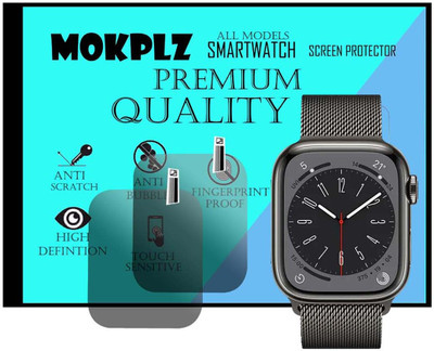 MOKPLZ Screen Guard for APPLE WATCH SERIES 9 SMARTWATCH(Pack of 2)