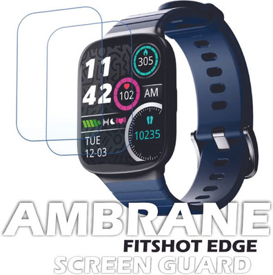 Olonga Screen Guard for AMBRANE EDGE SMARTWATCH(Pack of 2)