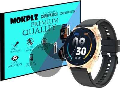 MOKPLZ Screen Guard for FIRE BOLTT THUNDER SMARTWATCH(Pack of 2)